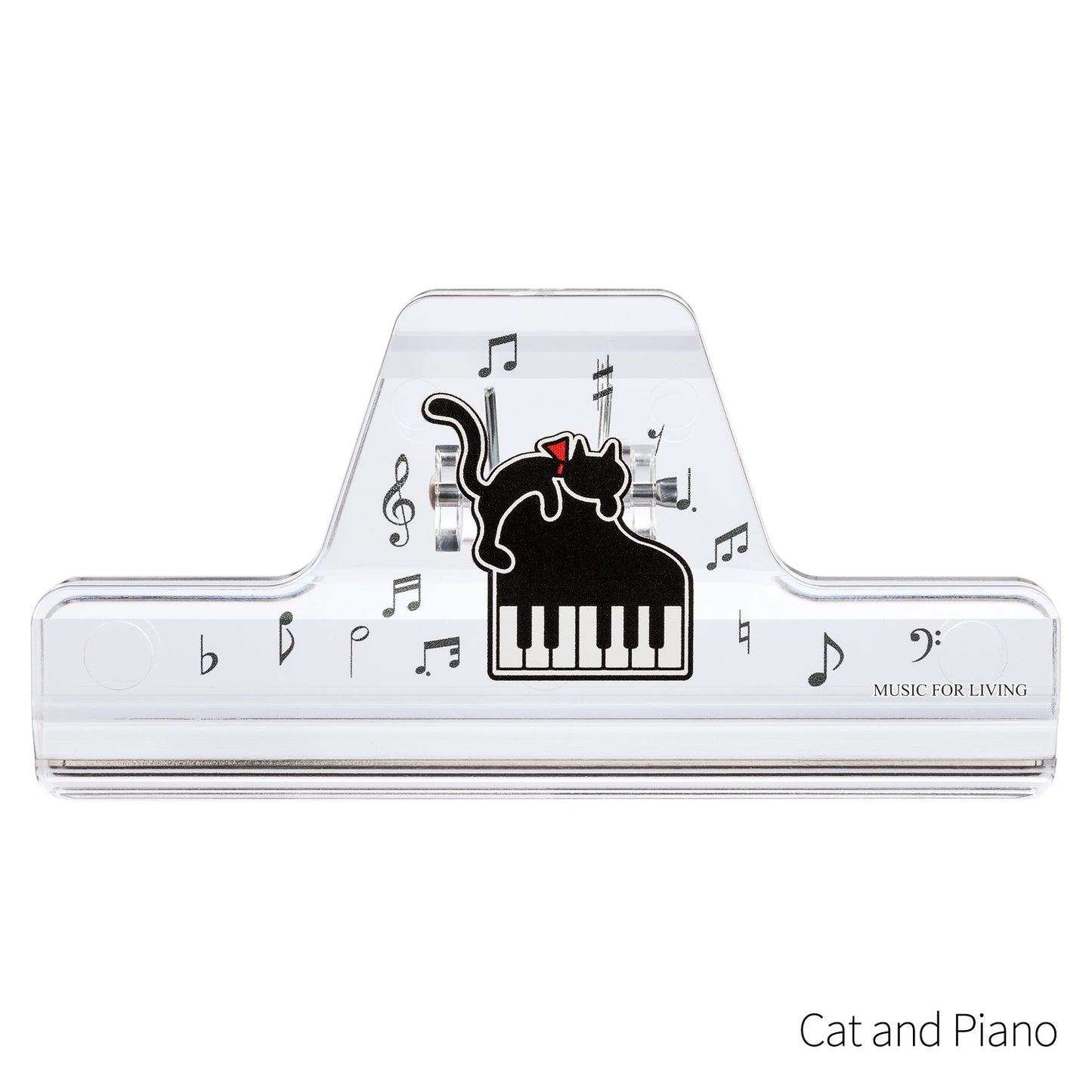 ミュージック ブッククリップ クリア