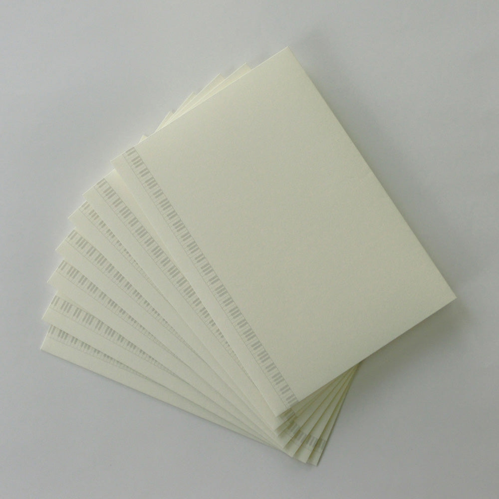 Enveloppes (7 pièces) Clé de sol/Clavier-ACADÉMIE DE MUSIQUE-