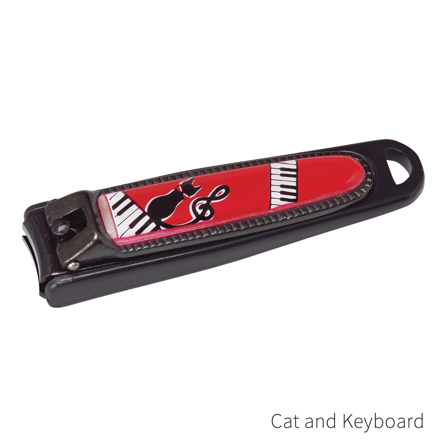 Nail clippers | Keyboard / Cat and keyboard / Sheet music
