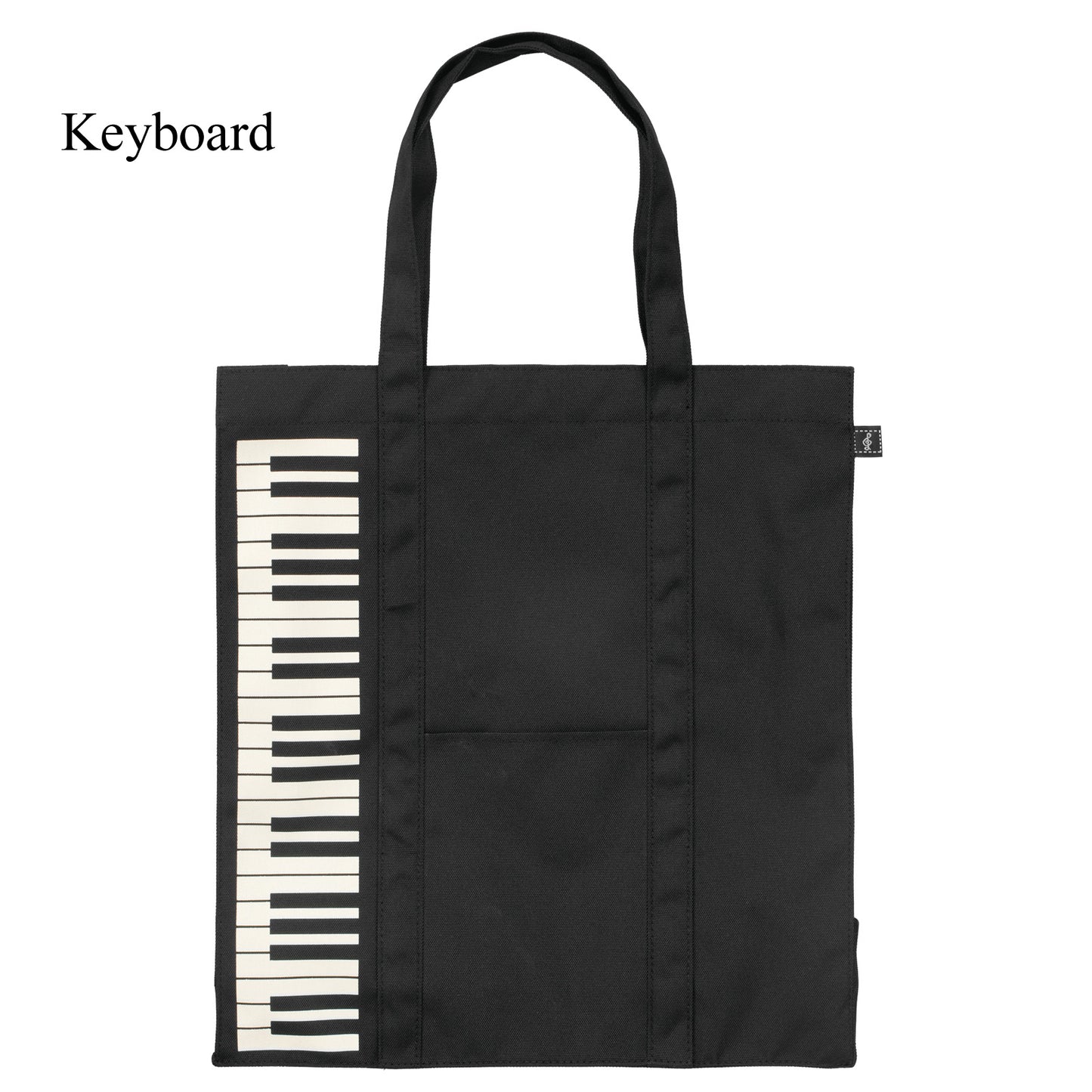 【名入れ加工】 マイイニシャルレッスンバッグ 鍵盤/ト音記号 ※お好きなイニシャルを刺繍