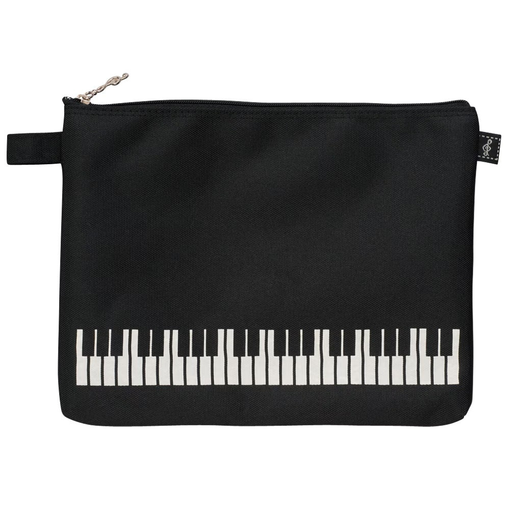 Pochette personnalisée | Motifs de clé de sol, fanfare et clavier | Fabriquée au Japon