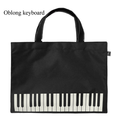 【名入れ加工】 マイイニシャルレッスンバッグ 鍵盤/ト音記号 ※お好きなイニシャルを刺繍