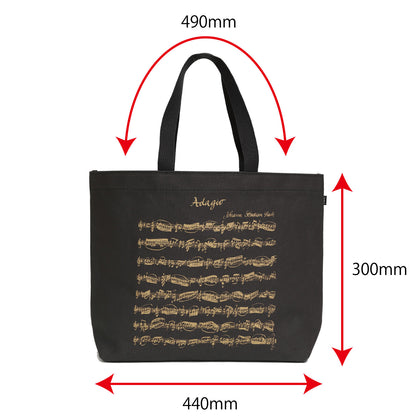 Adagio canvas tote bag