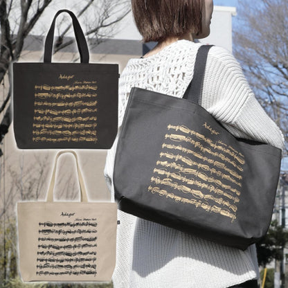 Adagio canvas tote bag