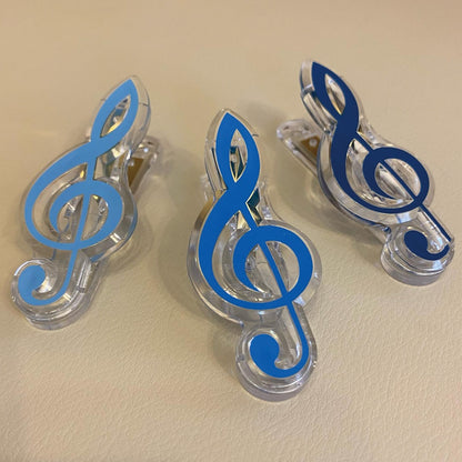 ト音記号クリップカラーブレンド