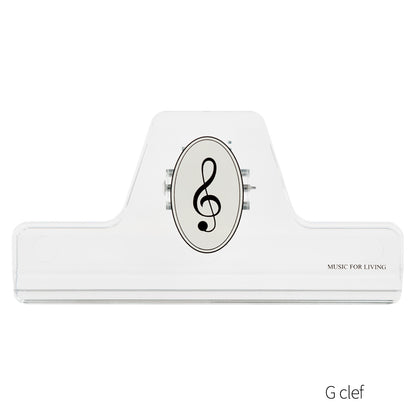 ミュージック ブッククリップ クリア