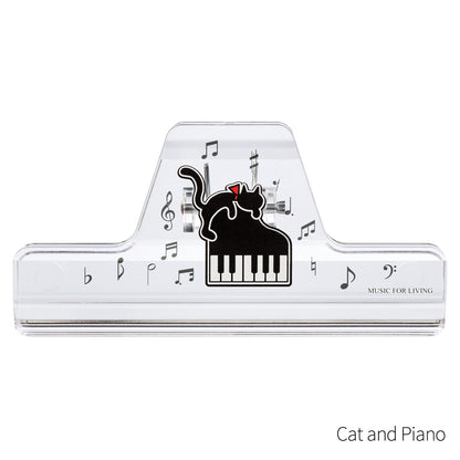 ミュージック ブッククリップ クリア