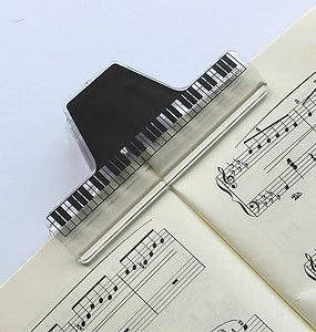 ミュージック ブッククリップ クリア