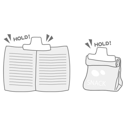 ミュージック ブッククリップ クリア