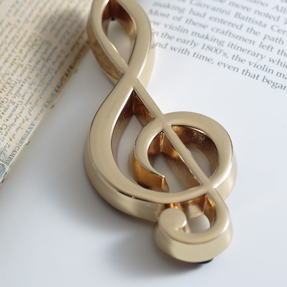 Paperweight Treble Clef/Gold