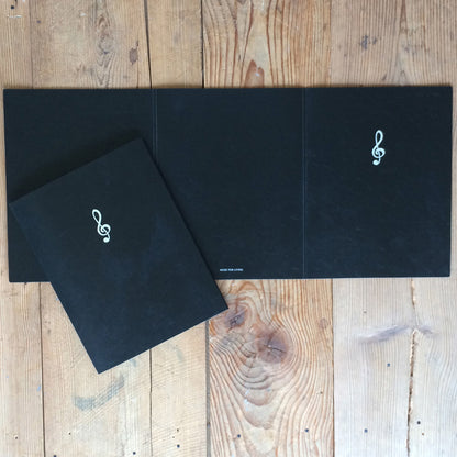 トリプル楽譜シートホルダー