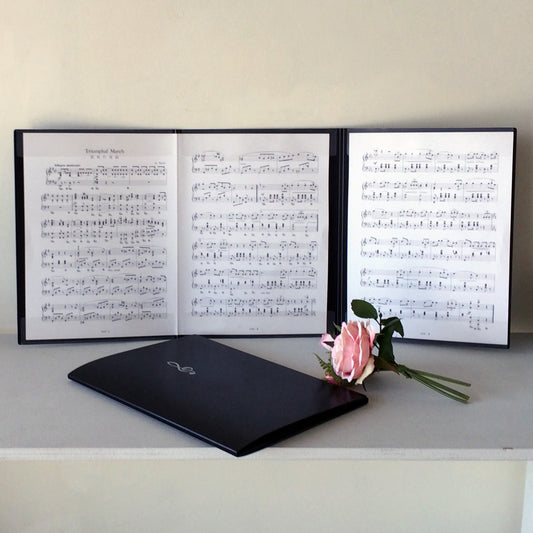 トリプル楽譜シートホルダー