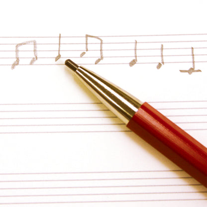 Klopfbleistiftmine für Musiktranskription
