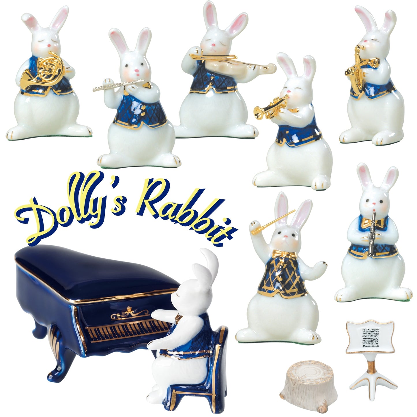 ドリーズラビット 音楽隊フィギュア［全9種類］