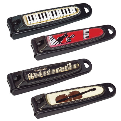Coupe-ongles | Clavier/Chat et clavier/Partition musicale/Violon