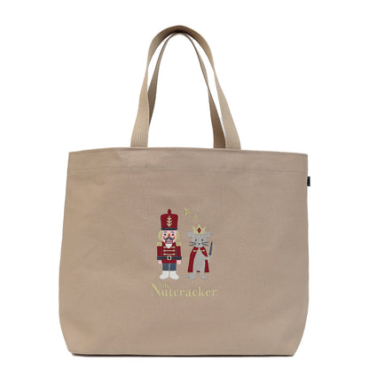 Bolso tote bordado del Cascanueces
