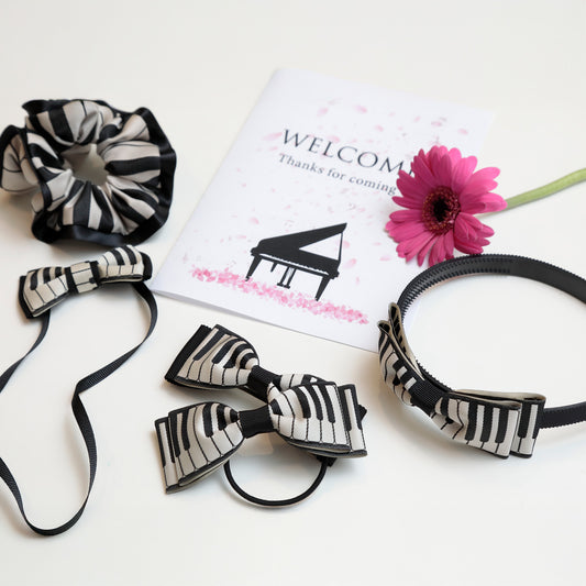 键盘丝带[发夹/颈链/发带/橡皮圈/发圈]