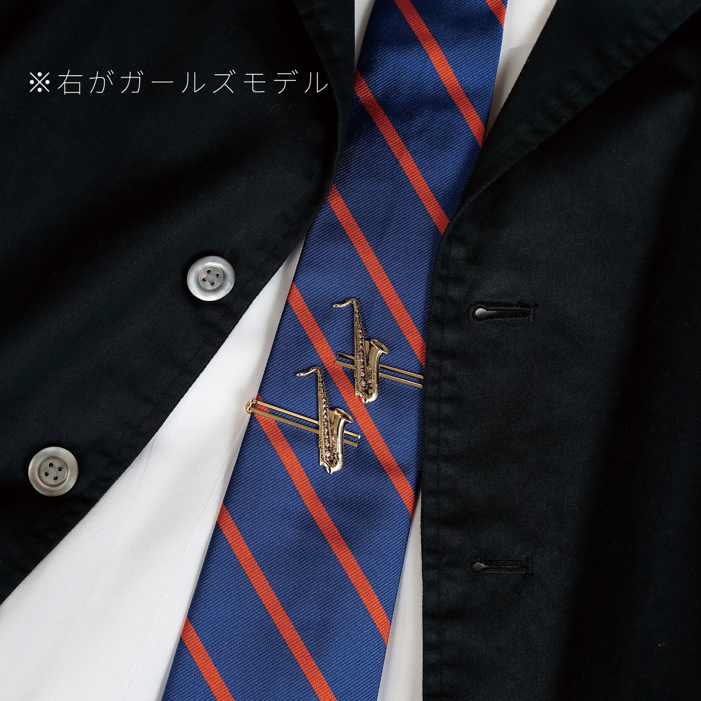 Prendedor de gravata padrão feminino dourado [18 tipos]