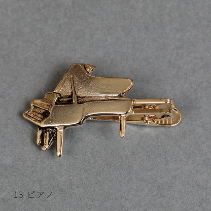 Prendedor de gravata padrão feminino dourado [18 tipos]