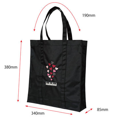 レッスンバッグ Like it!　ト音記号/ハートスプラッシュ/鍵盤/ハロー