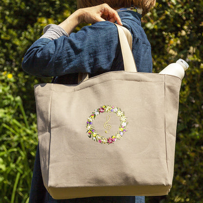 エンブロイダリー（刺繍）レッスンバッグ リース