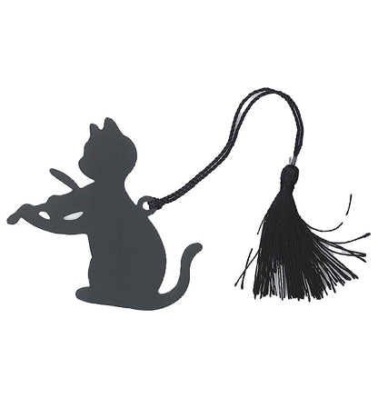 Marcapáginas con silueta de gato - Violín