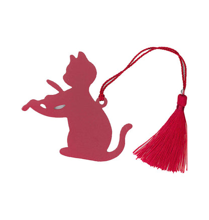 Marcapáginas con silueta de gato - Violín