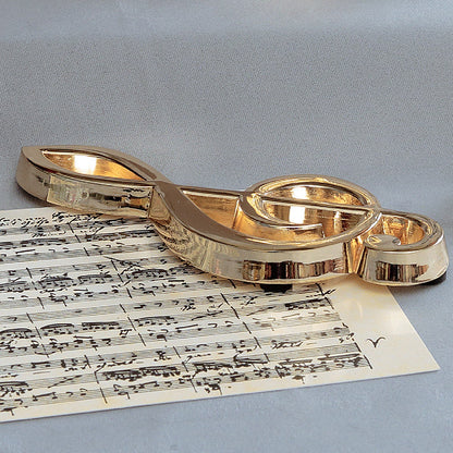 Paperweight Treble Clef/Gold