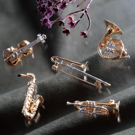 マエストロブローチ［ホルン/トランペット/トロンボーン/サックス/バイオリン］