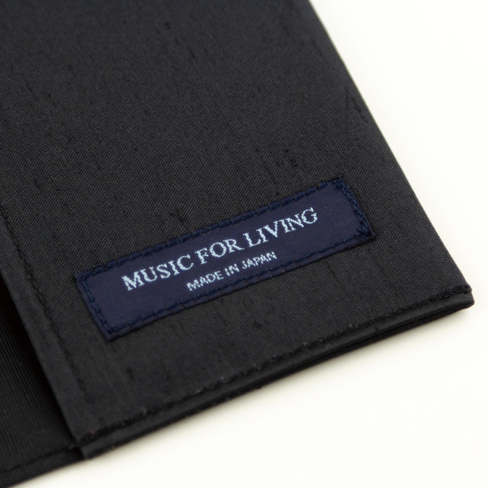 繻子（しゅす）織りブックカバー　［鍵盤/飛び猫/立ち猫/ト音記号/ヘ音記号］