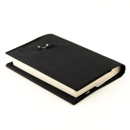 繻子（しゅす）織りブックカバー　［鍵盤/飛び猫/立ち猫/ト音記号/ヘ音記号］