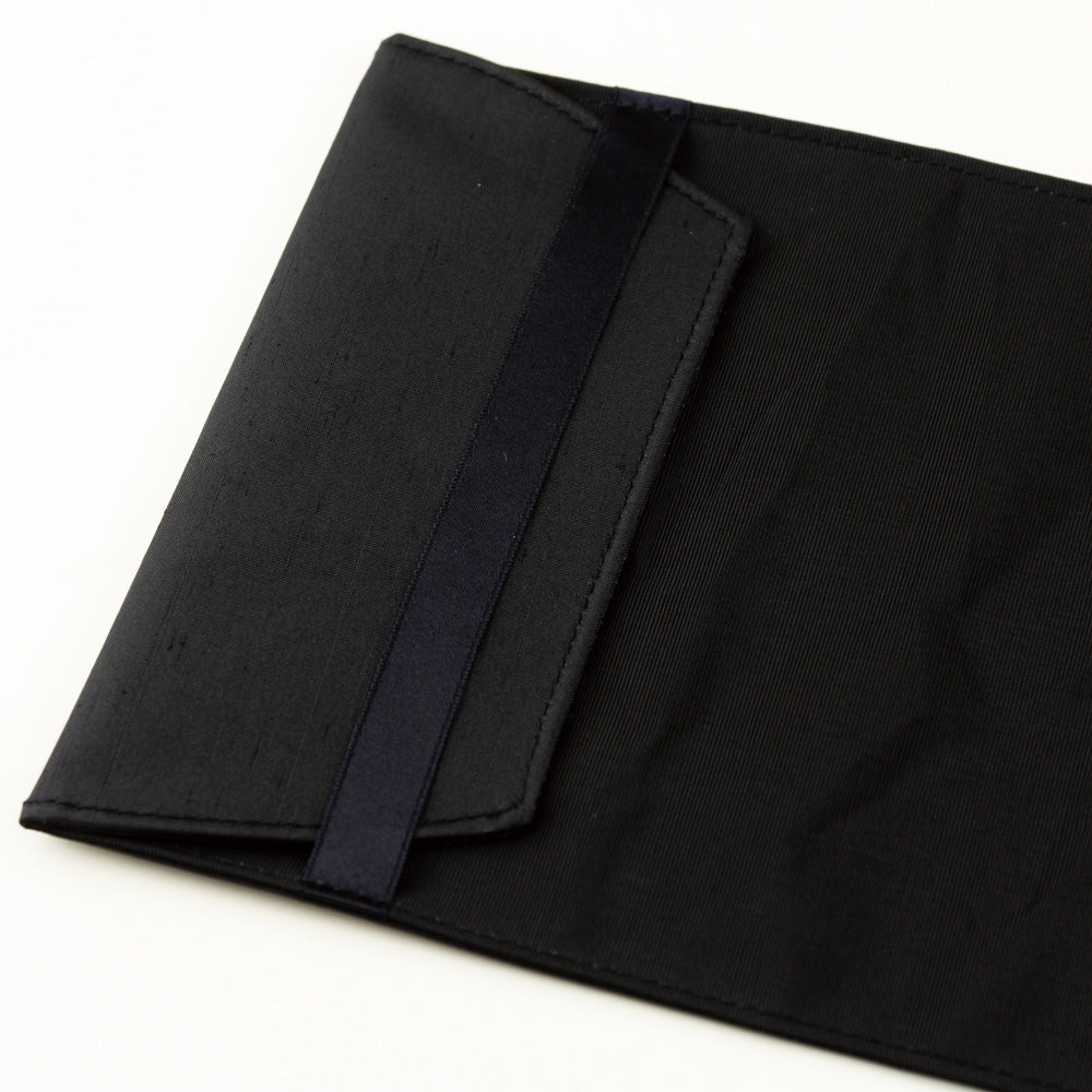 繻子（しゅす）織りブックカバー　［鍵盤/飛び猫/立ち猫/ト音記号/ヘ音記号］