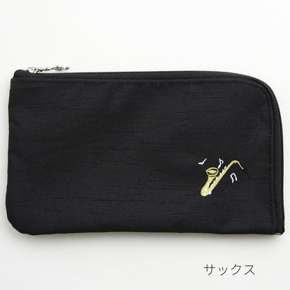 エンブロイダリー（刺繍）マルチポーチ