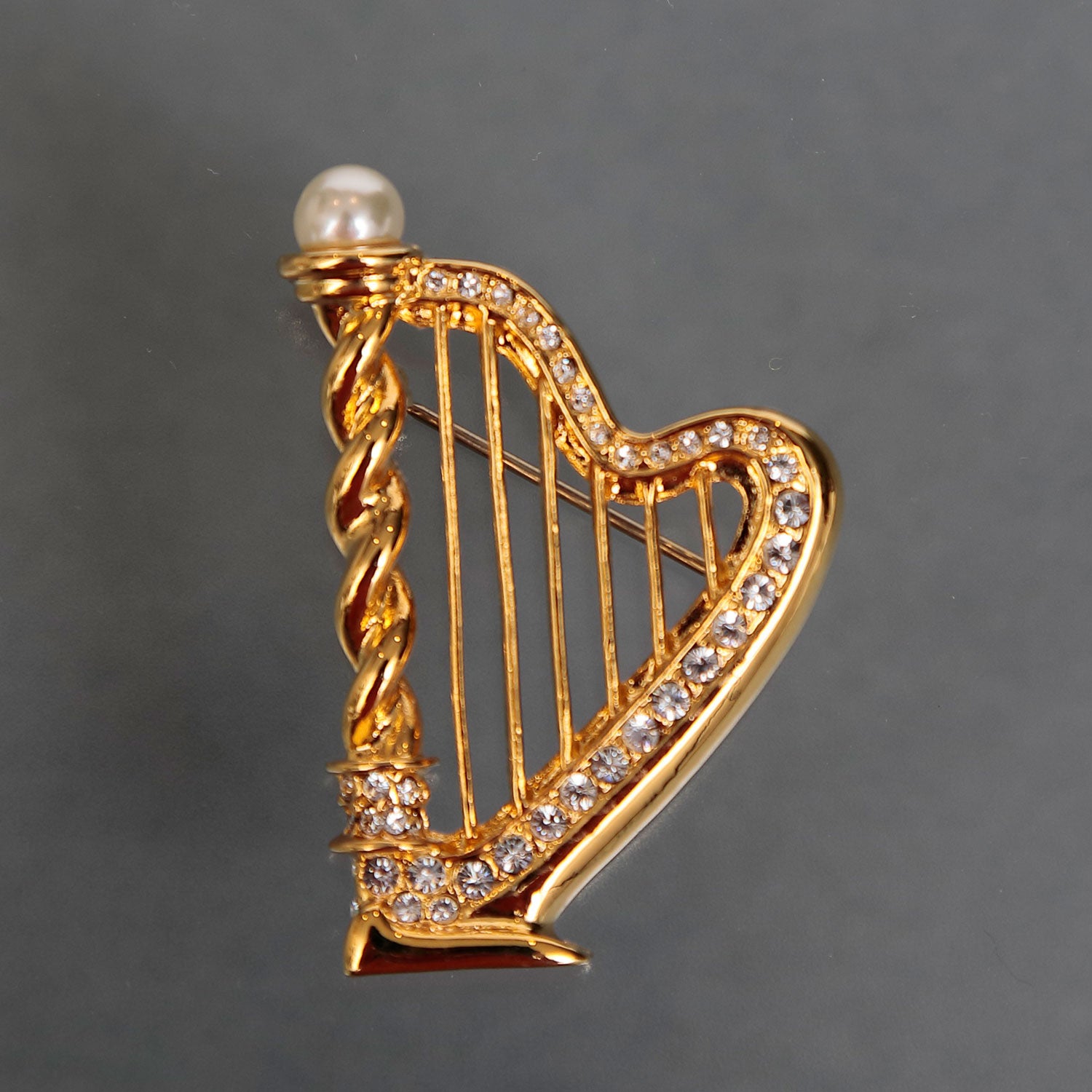 スワロフスキー　クリスタル置物　ハープ スワロフスキークリスタル置物ハープ