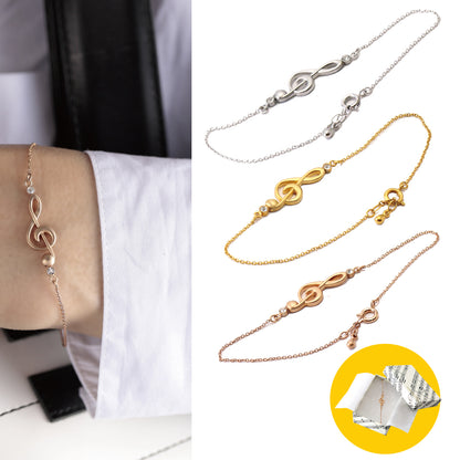 ファイン ブレスレット ブラス＆クリスタル