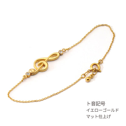 ファイン ブレスレット ブラス＆クリスタル