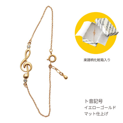 ファイン ブレスレット ブラス＆クリスタル