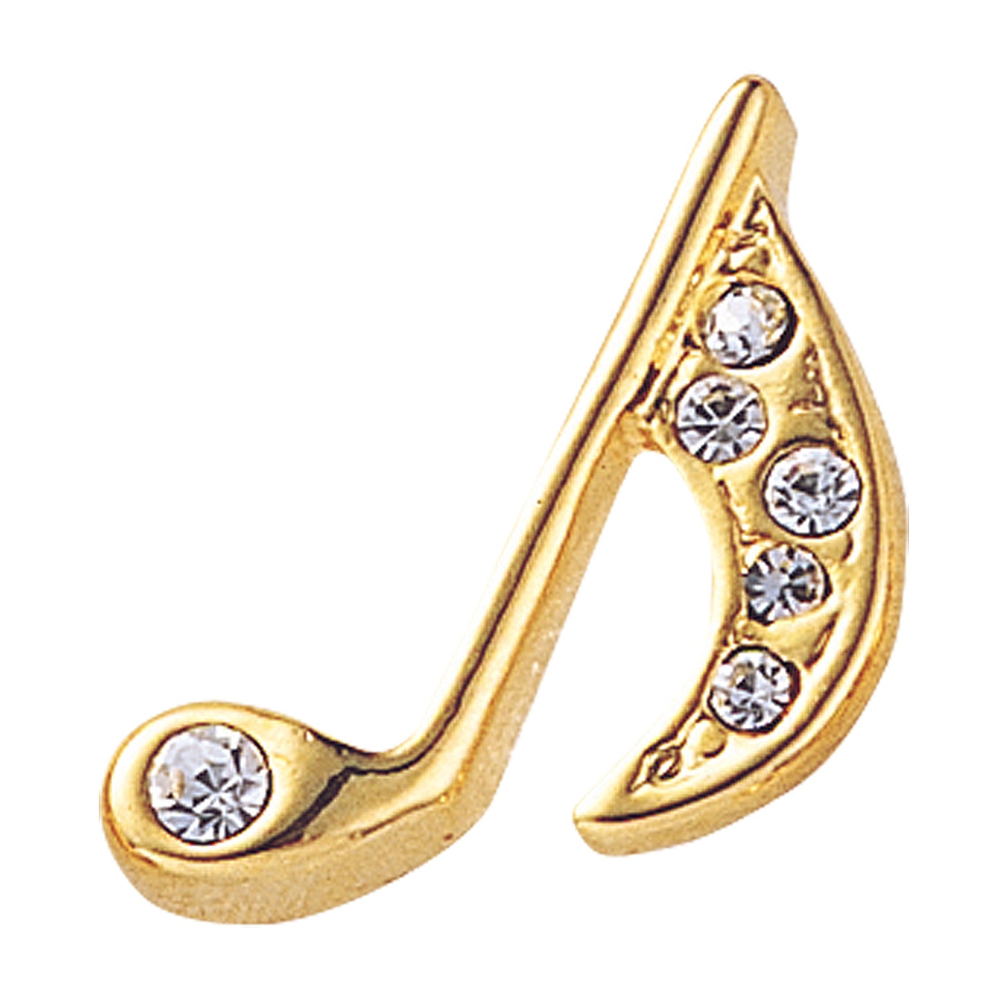 ジュエルミニピン　［ト音記号/8分音符/16分音符/バイオリン/トランペット/サックス/ホルン］