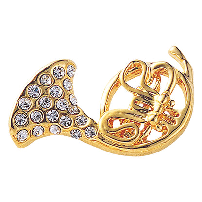 ジュエルミニピン　［ト音記号/8分音符/16分音符/バイオリン/トランペット/サックス/ホルン］