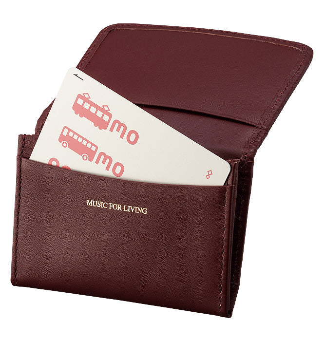 Tarjetero, negro/rosa [MUSIC for LIVING LEATHER]