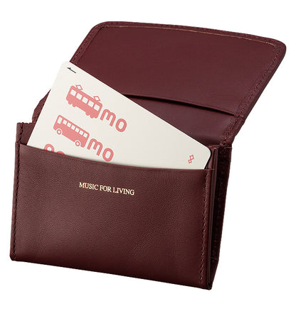 Tarjetero, negro/rosa [MUSIC for LIVING LEATHER]
