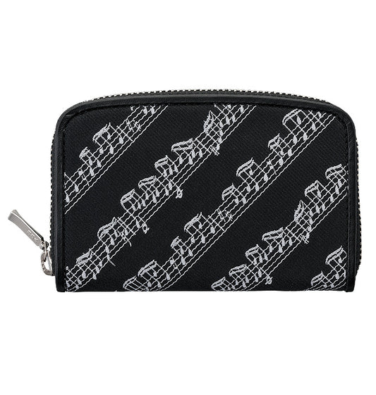 Coin & Card Case, Black [MUSIC for LIVING LEATHER]