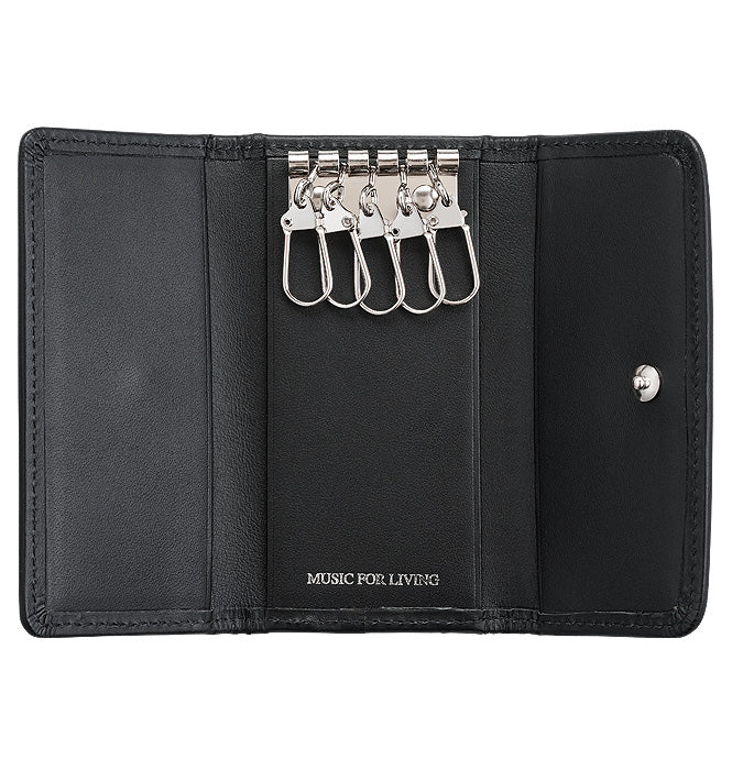 Estuche para llaves, rosa/negro [MÚSICA para LIVING LEATHER]