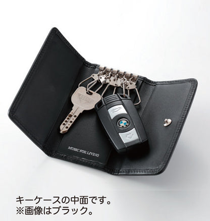 Estuche para llaves, rosa/negro [MÚSICA para LIVING LEATHER]