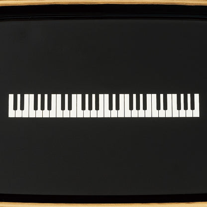 トレーミニ（鍵盤/ブラック、ト音記号/グレージュ）