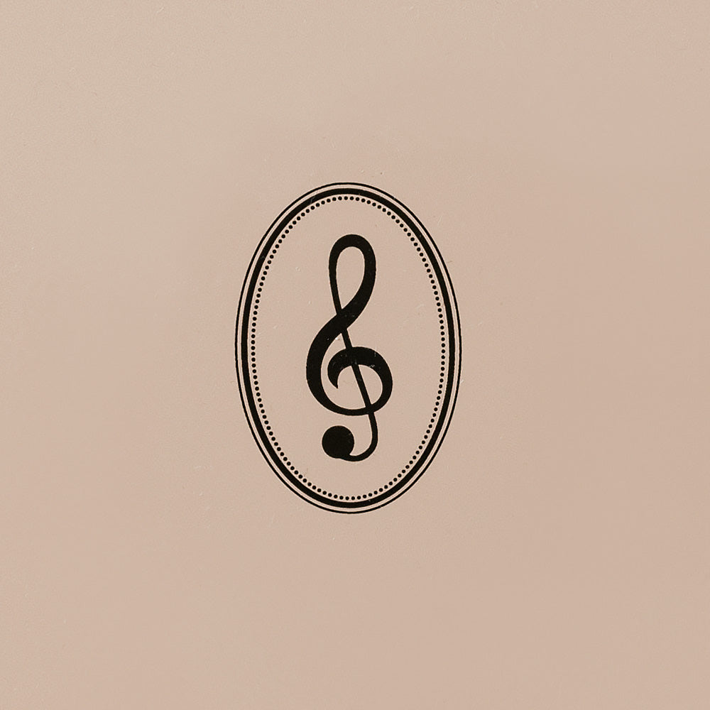 トレー［鍵盤/ブラック、ト音記号/グレージュ］