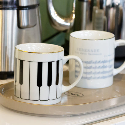 トレーミニ（鍵盤/ブラック、ト音記号/グレージュ）