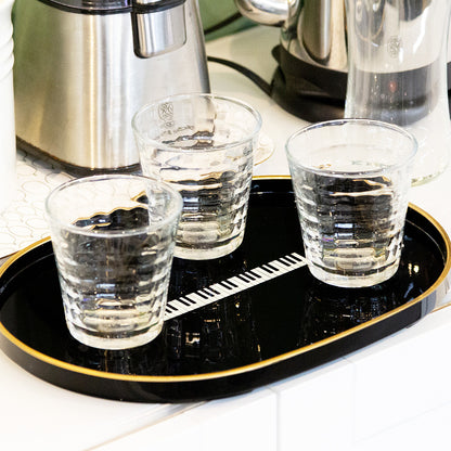 トレー［鍵盤/ブラック、ト音記号/グレージュ］