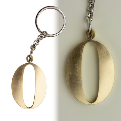 ソリッドブラスキーホルダー　［ト音記号/ハ音記号/ヘ音記号/Σ/0~9］ | ※全14種類