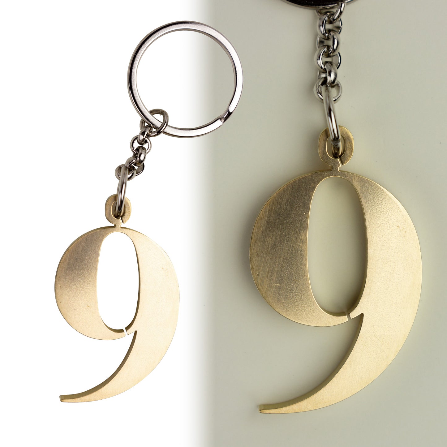 ソリッドブラスキーホルダー　［ト音記号/ハ音記号/ヘ音記号/Σ/0~9］ | ※全14種類